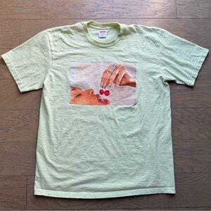 Supreme Cherries Tee - pale mint